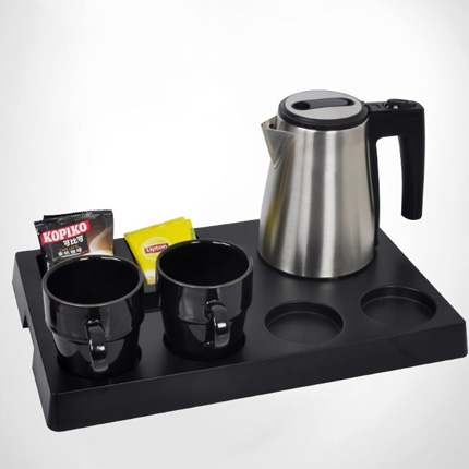 TRAY-K Welcome Tray with 0.6 litres Electrical Water Kettle for Hotel