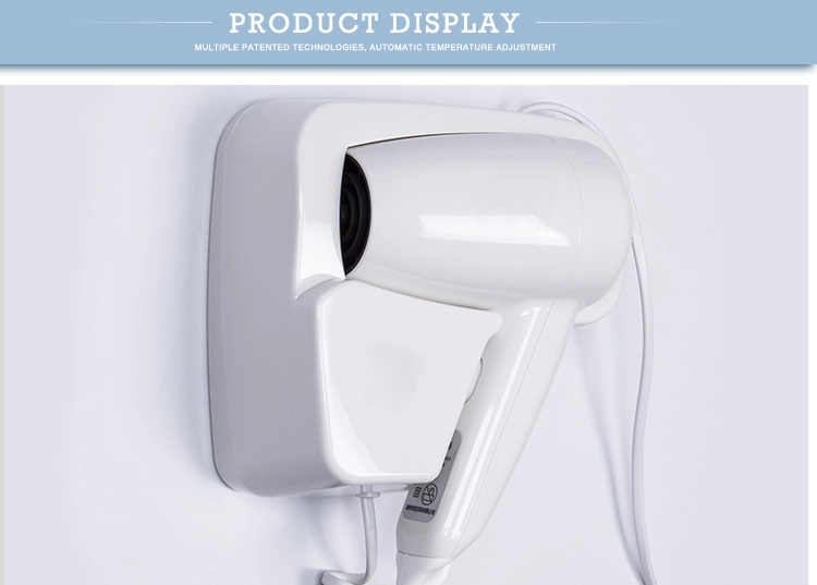 Fashion Hotel Bathroom Wall Mounted Electrical Hair Dryer 1300W 1200w 1600W