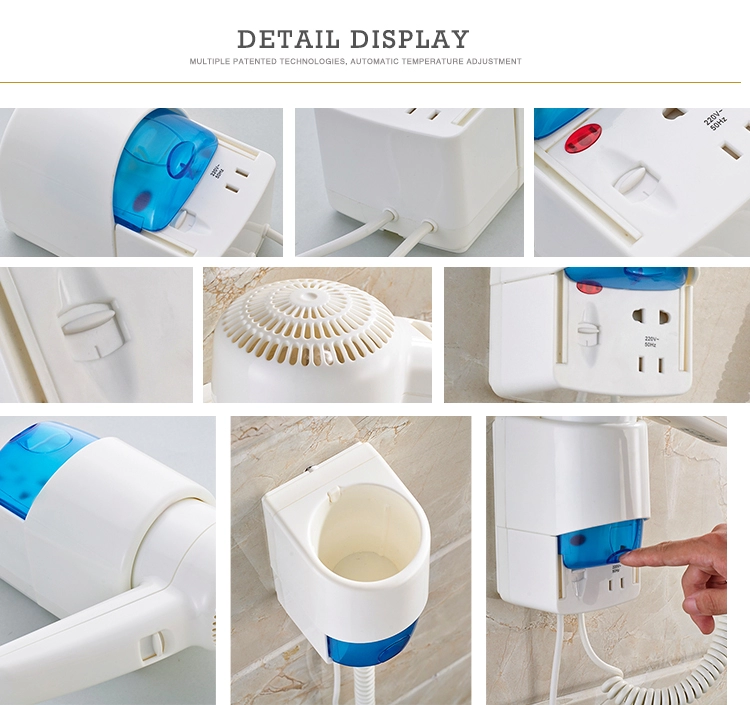 China public Wall Mounted Electrical Hair Dryer Shave Socket With Cover