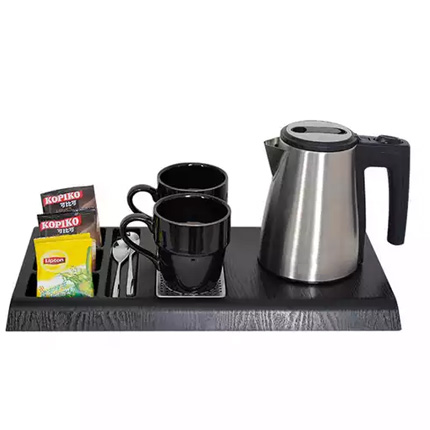 TRAY-G hotel room electric kettle with welcome trays set