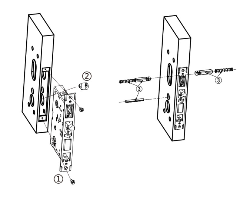 E3093 LOCK Installation diagram