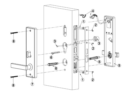 ORBITA E4041 bluetooth LOCK Installation instructions