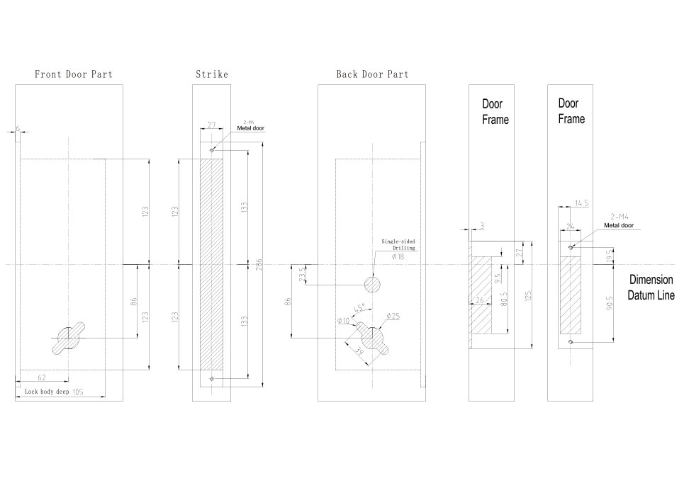 E3064-HOTEL-LOCK-Drill holes
